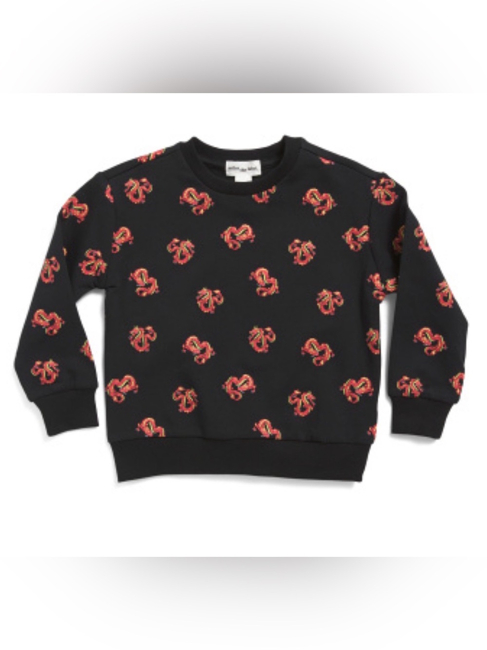NEW! Miles the Label Dragon Crewneck Sweatshirt Size 4